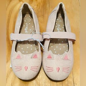 Cat & Jack Pink Cat Slippers for Kids